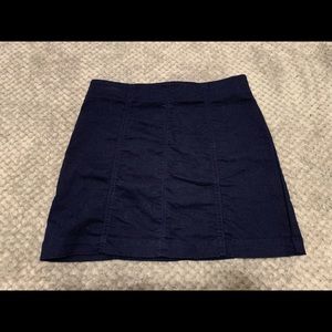 Dark blue forever 21 skirt